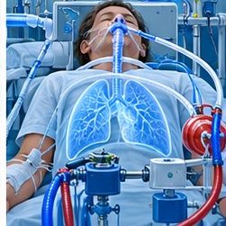 Medical illustration of Advanced and critical respiratory care
